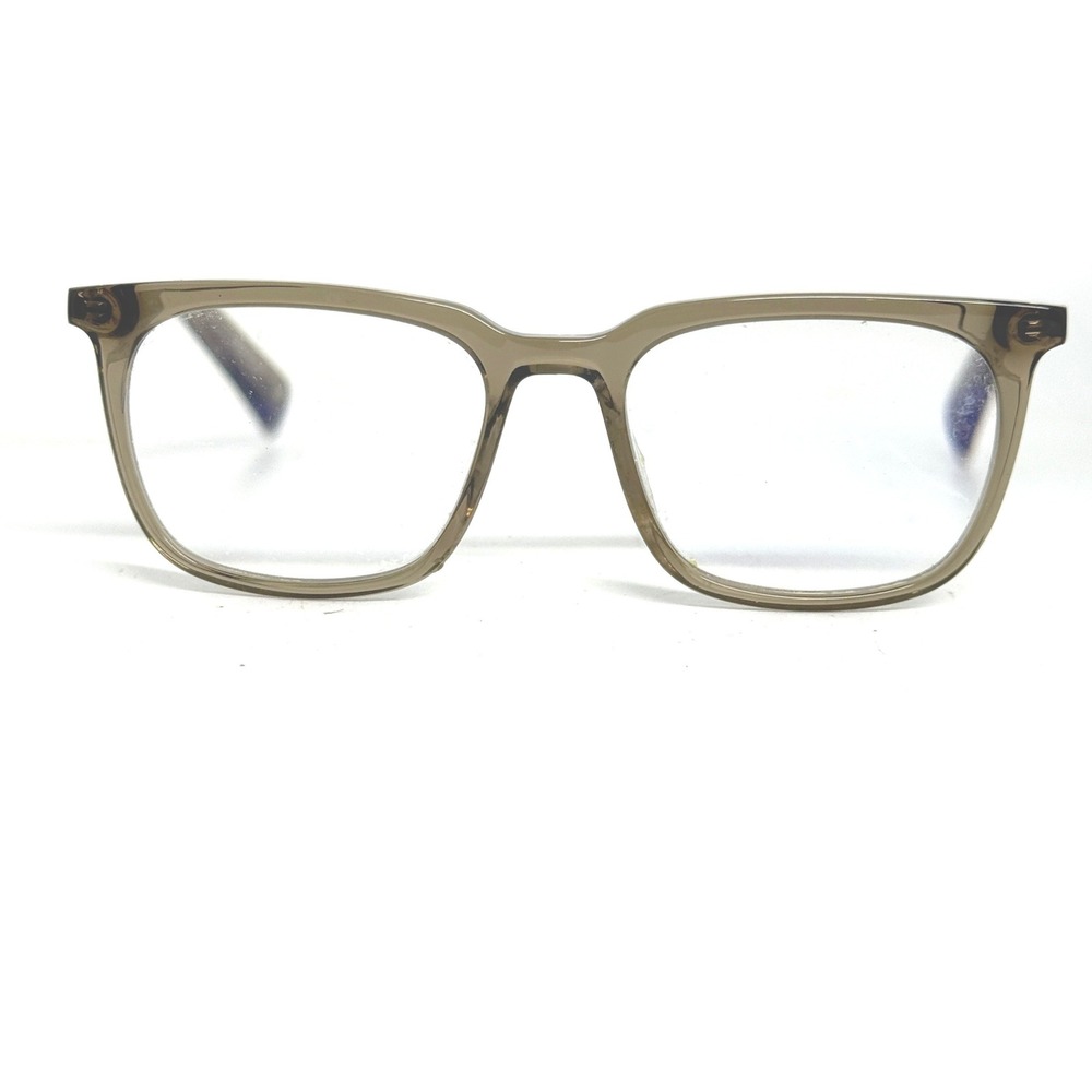 John Varvatos V411 Smoke Eyeglasses Men's 51 18 148 Square Acetate Frame 21055